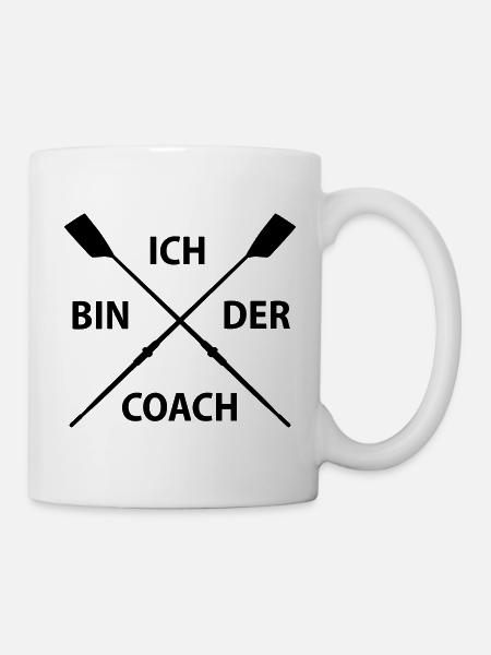 Ruder Coach - Tasse - Weiß