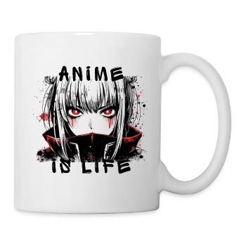 Blutrote Augenjägerin Manga - Tasse - Weiß - Rechts