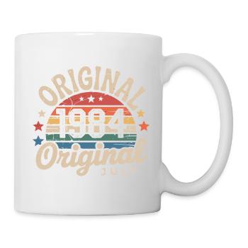 Original Juillet 1984 Anniversaire Vintage Retro - Mug blanc - blanc - Droite