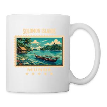 Salomonen Munda Vintage Reisemarke - Tasse - Weiß - Rechts
