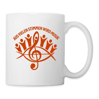 Kirchenchor - Aus vielen Stimmen wird Musik - Tasse - Weiß - Rechts