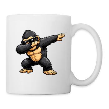 Dabbing Gorilla - Tasse - Weiß - Rechts