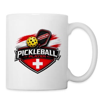 Pickleball SCHWEIZ - Tasse - Weiß - Rechts