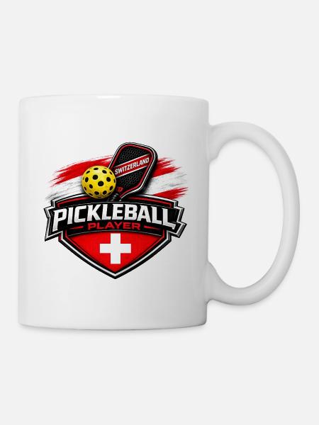 Pickleball SWITZERLAND - Mug - white