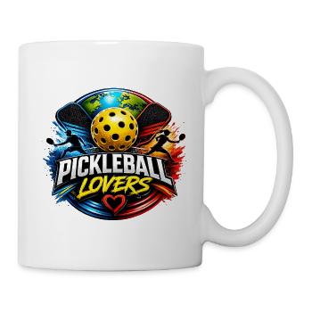 PICKLEBALL-LIEBHABER - Tasse - Weiß - Rechts