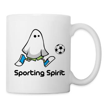 Esprit sportif - Mug blanc - blanc - Droite