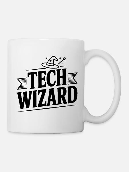 Tech Wizard - Tasse - Weiß