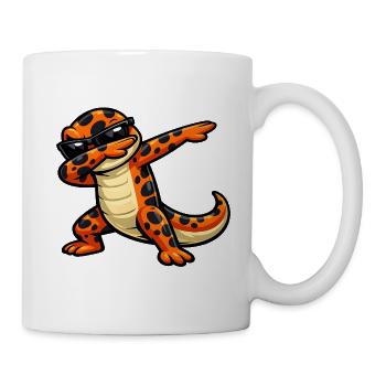 Dabbing Salamander - Tasse - Weiß - Rechts