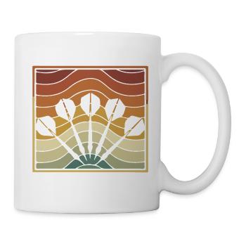 Fléchettes à fléchettes - Mug blanc - blanc - Droite