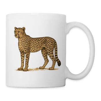 Gepard - Tasse - Weiß - Rechts