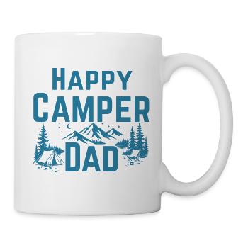 PAPA CAMPEUR HEUREUX - Mug blanc - blanc - Droite