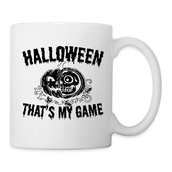 Halloween C’est mon jeu - Halloween Pumpkin - Mug blanc - blanc - Droite