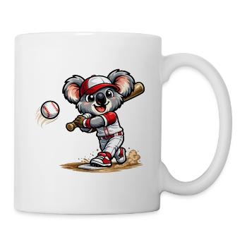 Koala Baseball - Tasse - Weiß - Rechts