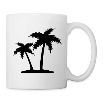 Palm trees - Mug - white - Right