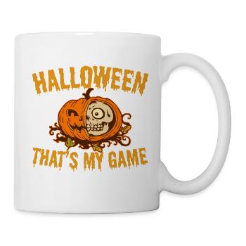 Fête d’Halloween - Halloween C’est mon jeu - Mug blanc - blanc - Droite