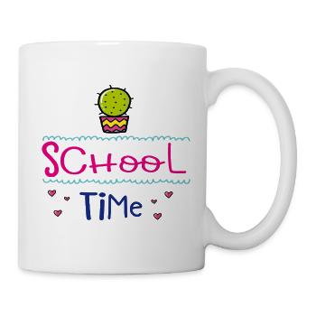 School Time - Tasse - Weiß - Rechts