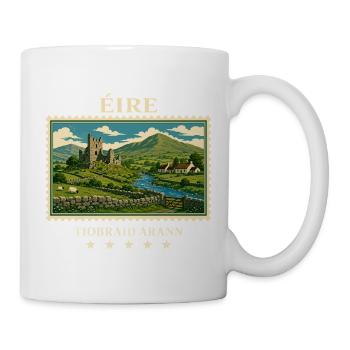 Irland Tipperary Vintage Reisemarke - Tasse - Weiß - Rechts
