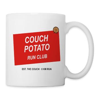 Couch Potato Run Club - Tasse - Weiß - Rechts