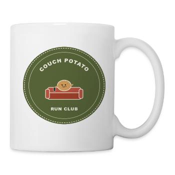 Couch Potato Run Club - Tasse - Weiß - Rechts