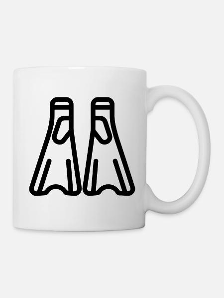 Schnorcheln - Tasse - Weiß