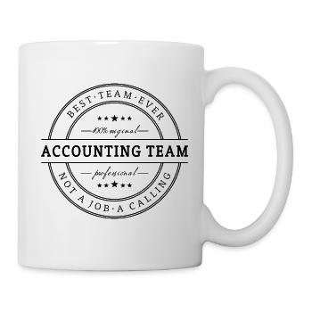 Best Accounting Team Ever - Büro Design - Tasse - Weiß - Rechts
