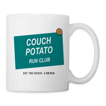 Couch Potato Laufclub - Tasse - Weiß - Rechts