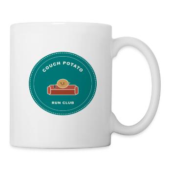 Couch Potato Run Club - Tasse - Weiß - Rechts