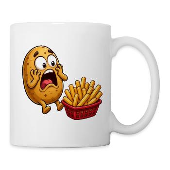 Potato Preparation French Fries Funny Fries - Mug - white - Right