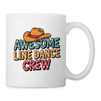 Line Dance Crew - Tasse - Weiß - Rechts