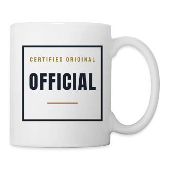 Timbre officiel Rétro - Original officiel - Mug blanc - blanc - Droite