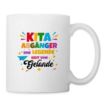 Kita Abgänger Legende - Tasse - Weiß - Rechts