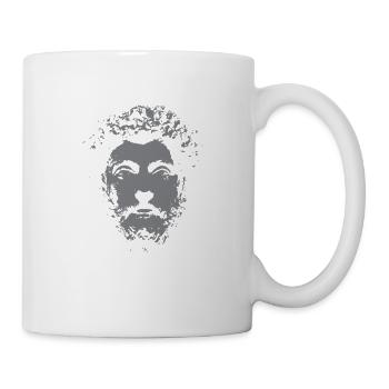 Marcus Aurelius Stoic Quote - Mug - white - Right