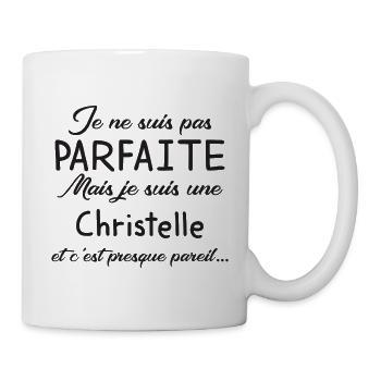 Je Ne Suis Pas Parfaite Mais Je Suis Une Christ... - Mug blanc - blanc - Droite