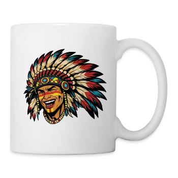 Chef Rouge Rieur - Mug blanc - blanc - Droite