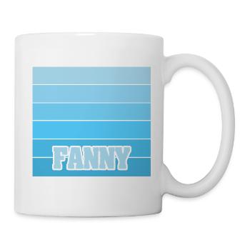 Girl's name Fanny - Mug - white - Right