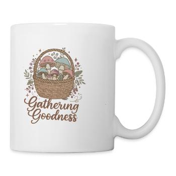 Gathering Goodness Mushroom Basket - Mug - white - Right