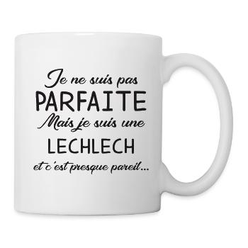 Je Ne Suis Pas Parfaite Mais Je Suis Une Lechle... - Mug blanc - blanc - Droite