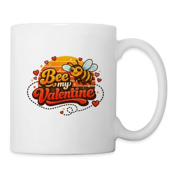 Be(e) my Valentine ❤ - Mug - white - Right