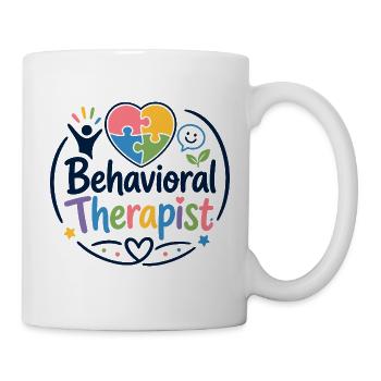 Verhaltenstherapeut/in, Schulverhaltenstechniker/i - Tasse - Weiß - Rechts