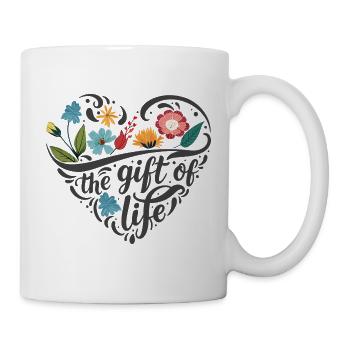 Flower Heart - Mug - white - Right