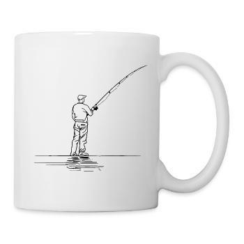 Dessin de Fischer - Mug blanc - blanc - Droite