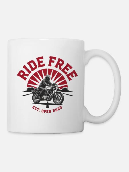 Ride Free - Mug - white
