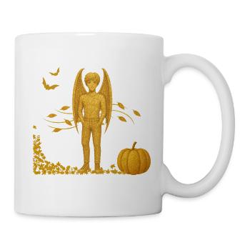 Fall Edition: Vampire Demon with Bats - Mug - white - Right