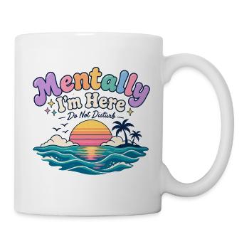 Mentally unavailable - Tasse - Weiß - Rechts