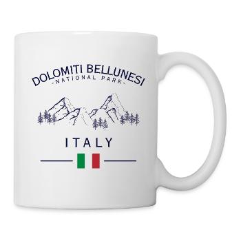 Dolomiti Bellunesi Nationalpark - Tasse - Weiß - Rechts