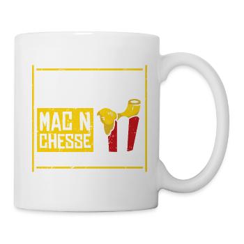 Makkaroni und Käse Mac and Cheese - Tasse - Weiß - Rechts