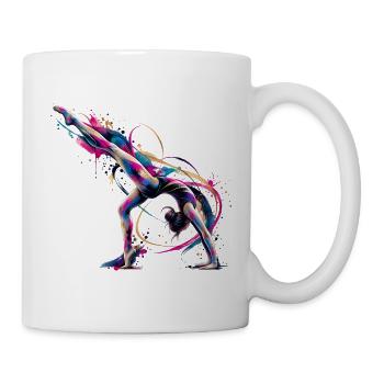 Turnerin - Tasse - Weiß - Rechts