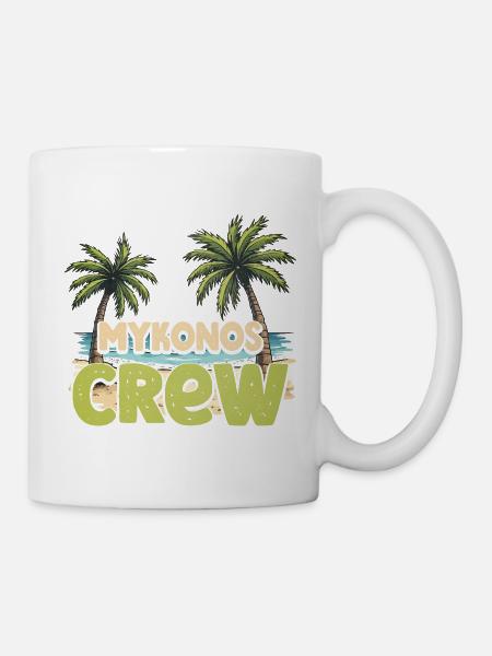 Mykonos Crew - Tasse - Weiß