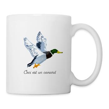 Ceci est un Canard - Tasse - Weiß - Rechts