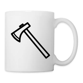 Axt - Tasse - Weiß - Rechts